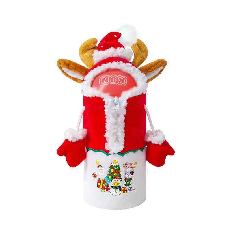 4 NBX plush pencil bag Christmas large-capacity, cute pencil case