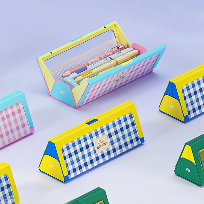 2 Wide-Opening canvas Pencil Case